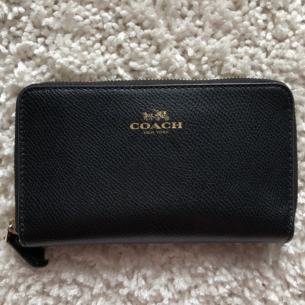 Coach Double Zip Wallet!